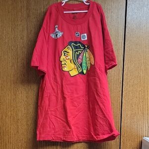 Reebok Red Cotton T-Shirt